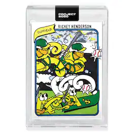 Topps - PROJECT 2020 Card 168 - 1980 Rickey Henderson by Ermsy - Green
