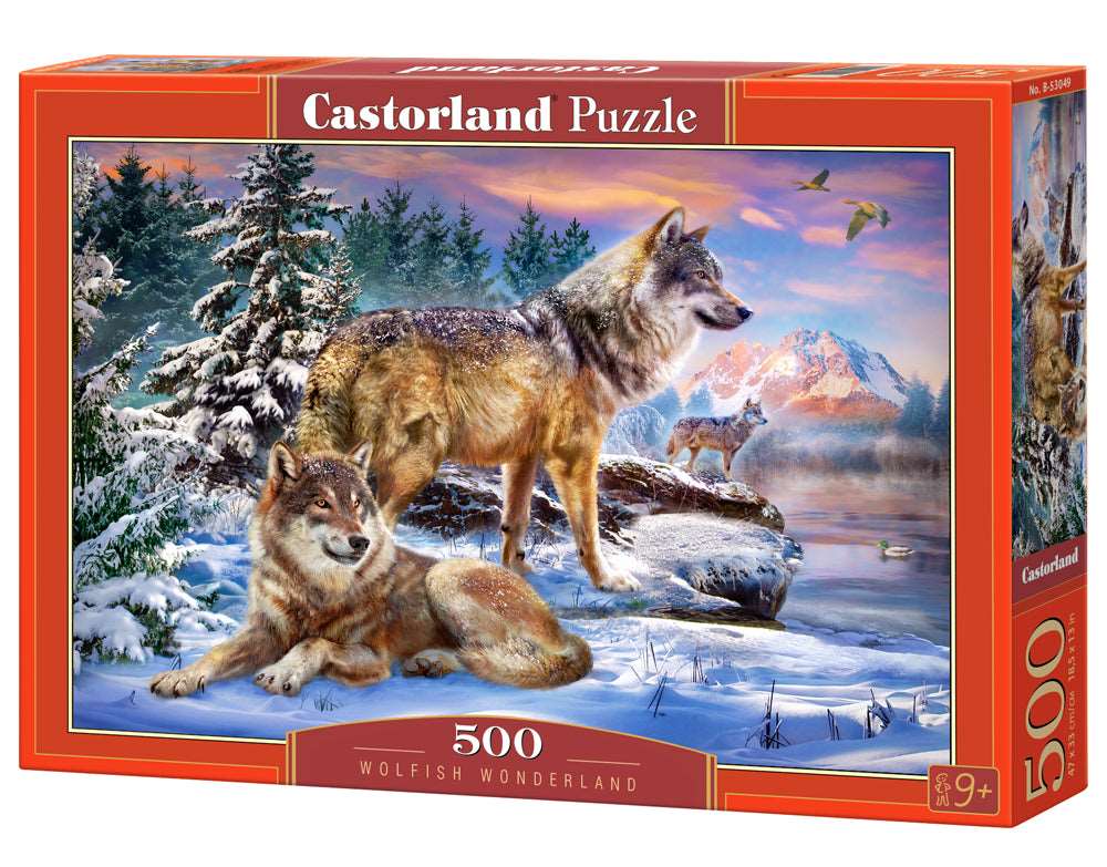 Castorland Puzzle, 500, WOLFISH WONDERLAND, Castorland, 18,5x12,5, 47K33, 9+