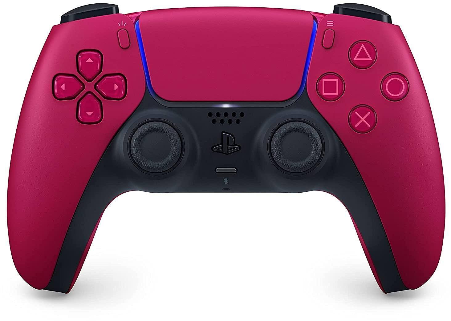 Alt View 3. Sony - PlayStation 5 Digital Edit 825GB Fortnite Bundle w/DualSense Control Red - White.