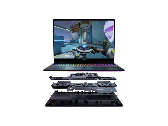 Angle. HP - omen max gaming laptop 16" wqxga ryzen ai 9 32 gb memory;1 tb ssd windows - Black.