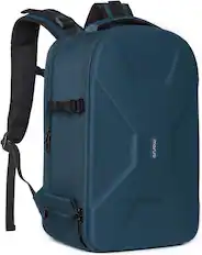 Front. mosiso - Camera Backpack 15-16 inch Waterproof Hardshell Camera Bag with Tripod Holder&Laptop Compartment - Deep Teal.