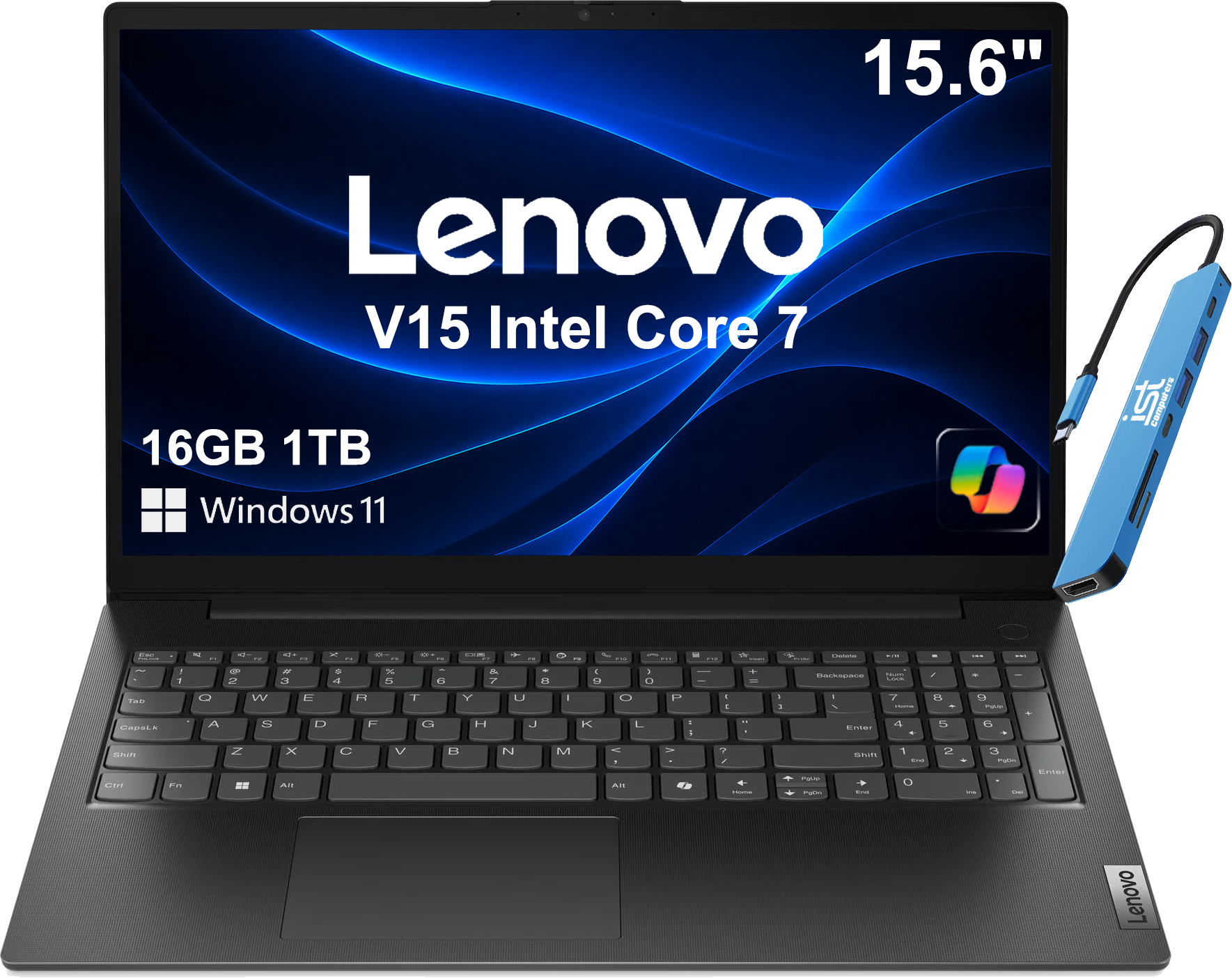 15.6" Lenovo V15 Intel Core 7 16GB 1TB Windows 11