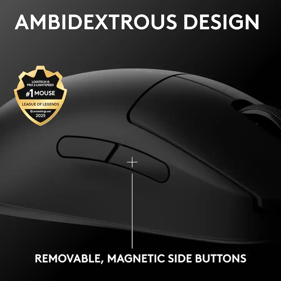 Mouse Logigtech Logitech PRO 2 LIGHTSPEED Lightweight Optical HERO 44K DPI Gaming Mouse ...