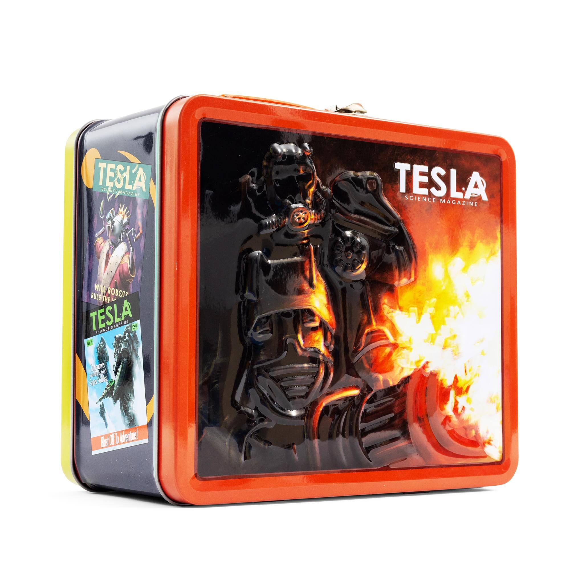 TESLA  
SCIENCE MAGAZINE  

TESLA  
SCIENCE MAGAZINE  

WIRE ROBOT  
KULTURHEIM  

TESLA  
SCIENCE MAGAZINE  

Blast Off & Adventure!