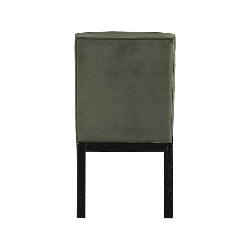 Alt View 3. Meridian Furniture - Evelyn Green Velvet Dining Chair - Green.