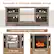 Removable & 3-Position Adjustable Shelves 2.5" 2.5" 2.5" 2.5" Customize Center Space As Needed 2-Tier Shelf For storing different sized items Open Cubby For accommodating a 18" fireplace (not included)