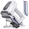 BELLAIRON - Vacuum Garment Steamer Bundle with XL Water Tank & Upright Base, Veloce Complete Kit - White