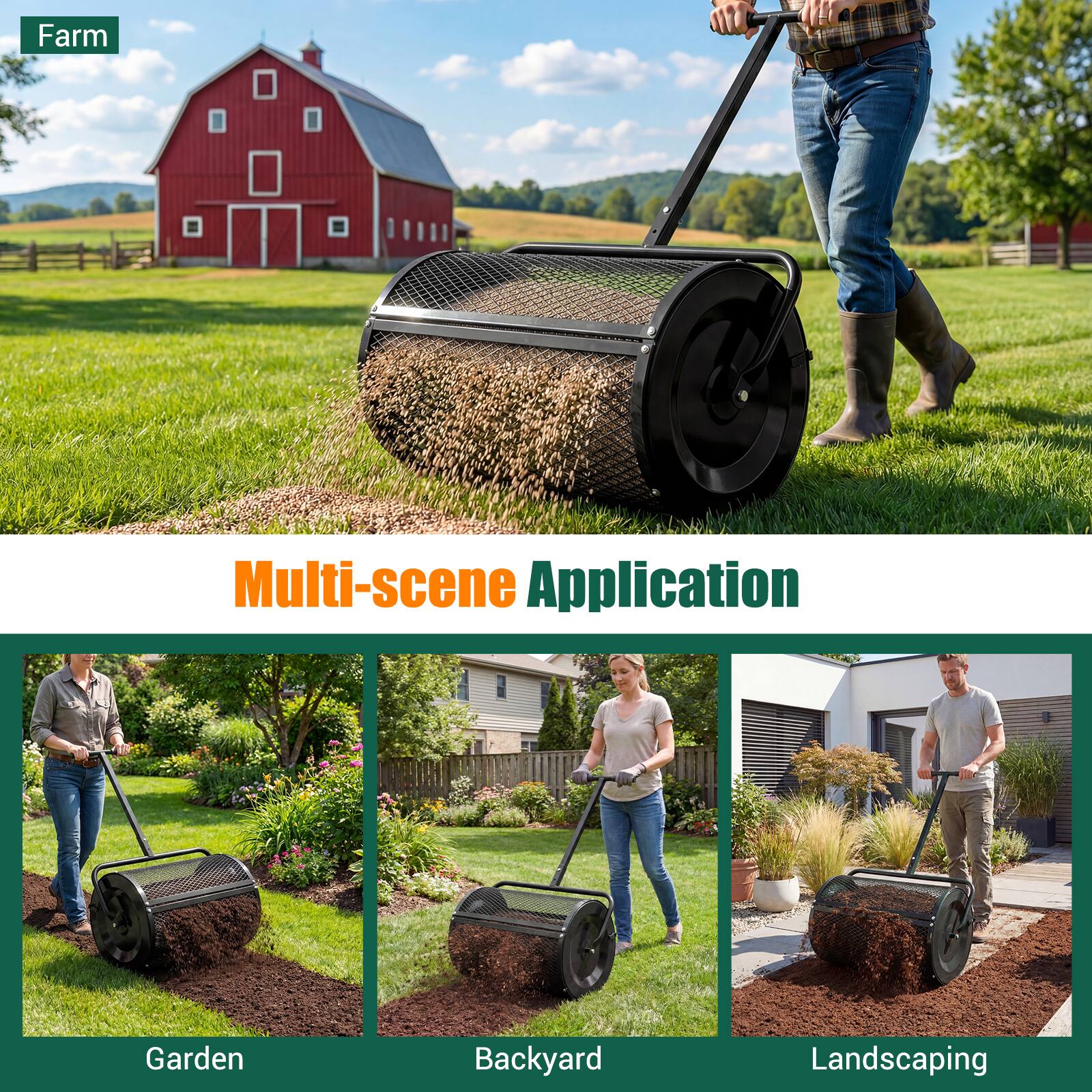Farm  
Multi-scene Application  
Garden  
Backyard  
Landscaping