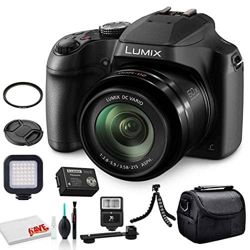 Panasonic - Lumix DC-FZ80 Digital Camera (DC-FZ80DK) Base Bundle