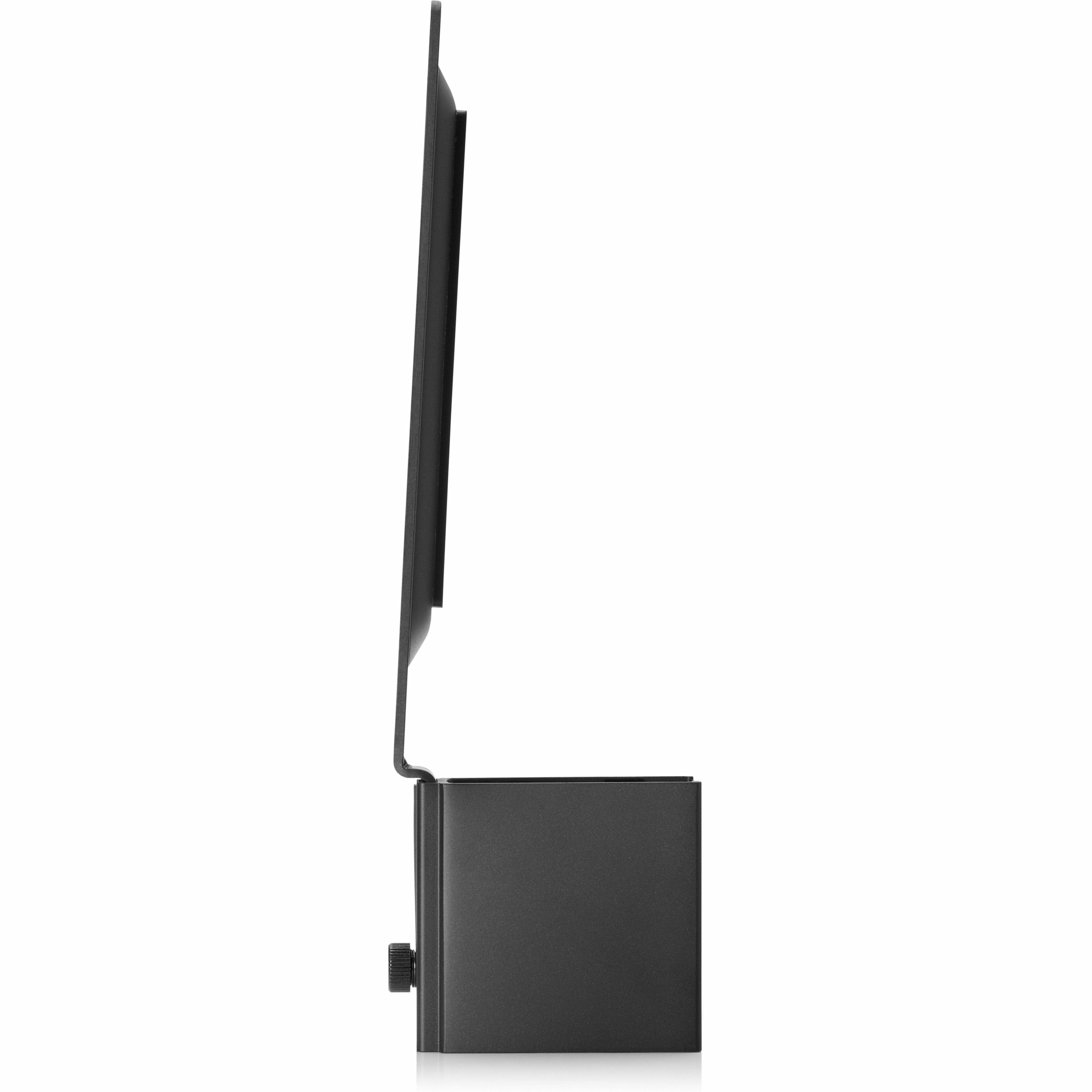 Alt View 1. HP - HP Mounting Bracket for Monitor, Thin Client, Workstation, Mini PC, Chromebox - Black - Height Adjustable - 100 x 100 - Black.