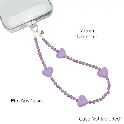 VELVET CAVIAR - Phone Charm - Purple Heart VELVET CAVIAR - Phone Charm - Purple Heart