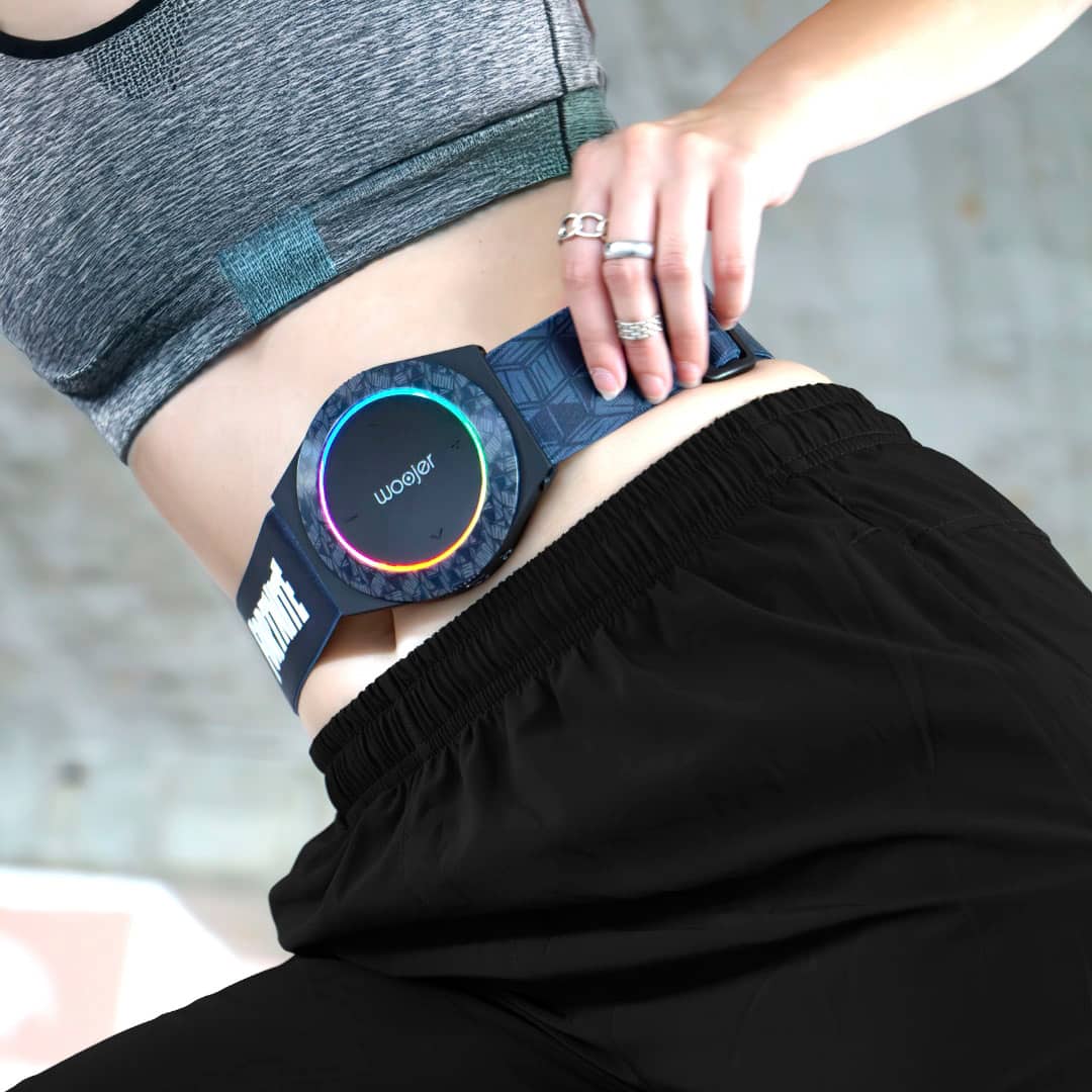 Alt View 14. Woojer - Fortnite High-Fidelity Haptic Body Strap 3 - Victory Royale Edition - for Games, Music, Movies, VR, and Wellness. - Gray.