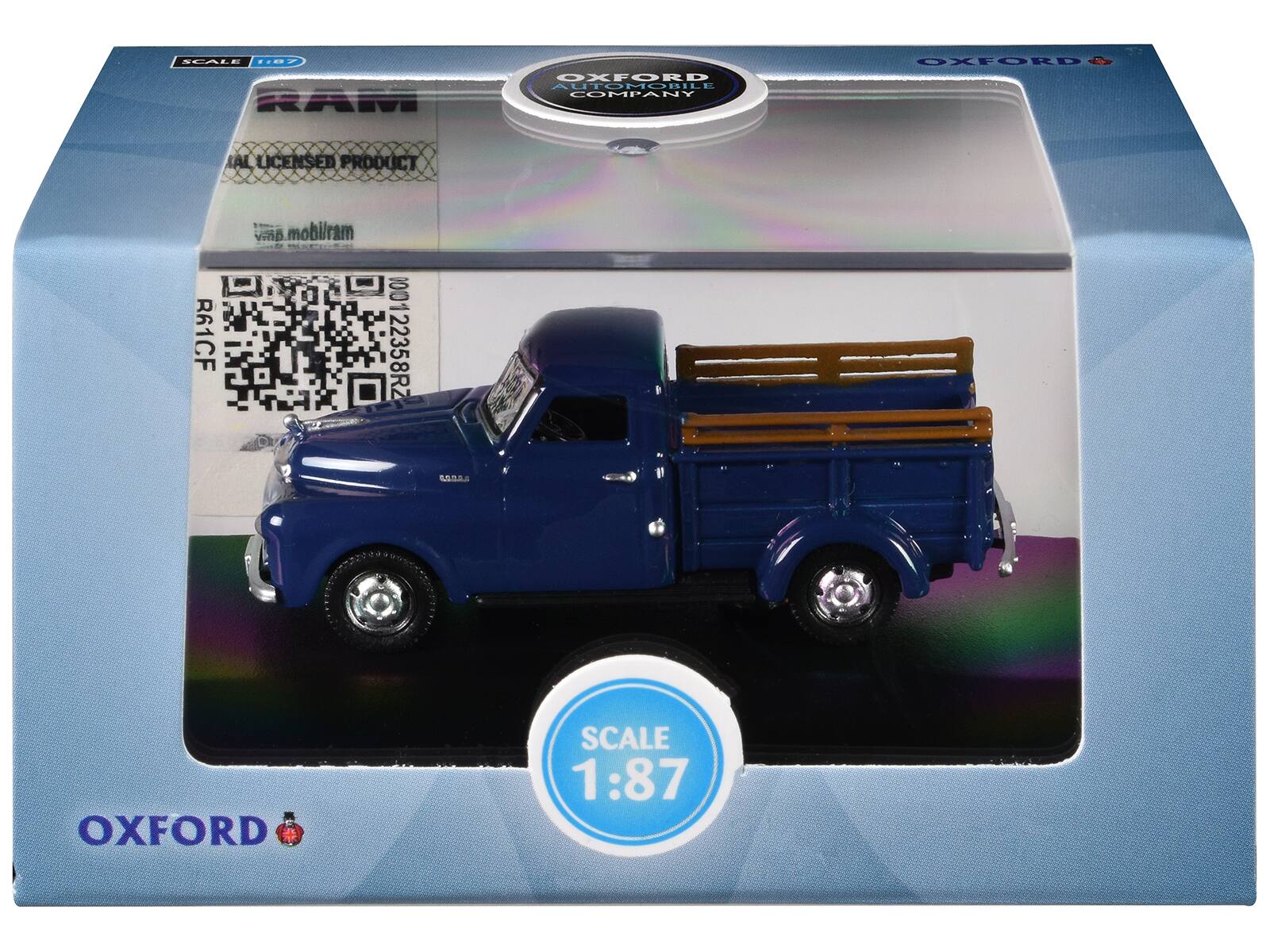 SLALE ..02 RAM OXFORD AUTOMOBILE COMPANY OXFORD TAL LICENSED PRODUCT R61CF vind mobilram 101 100122358RZ SAR OXFORD SCALE 1:87