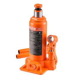 VEVOR - Hydraulic Bottle Jack, 6 Ton (13227.6 lbs) Capacity, 7.7-14.8 Inch Lifting Range, Heavy Duty Welded Bottle Jack for Car - Orange