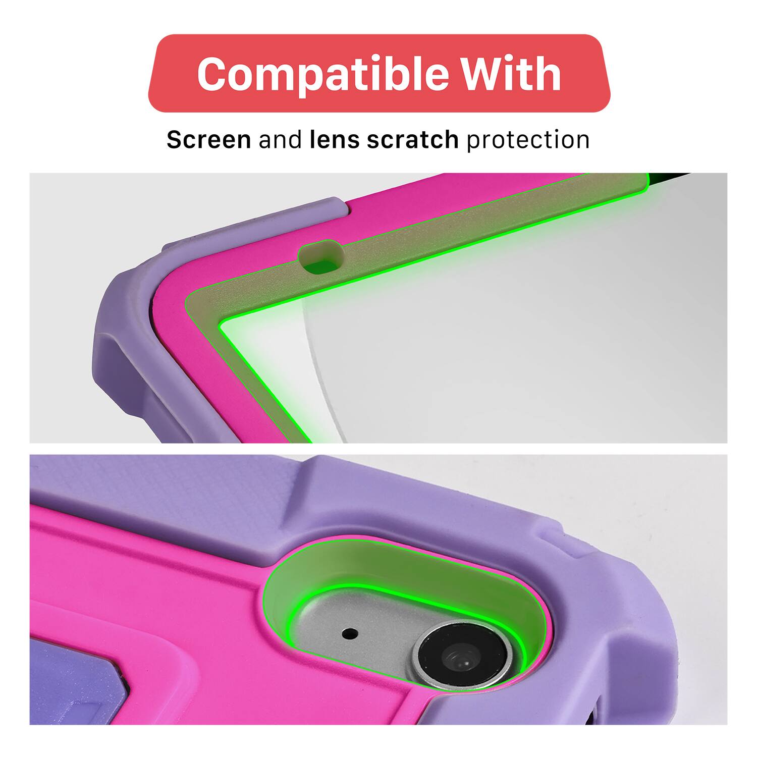 Compatible With  
Screen and lens scratch protection