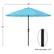 Alt View 12. Nature Spring - 9-Foot Easy Crank Patio Umbrella - Blue.