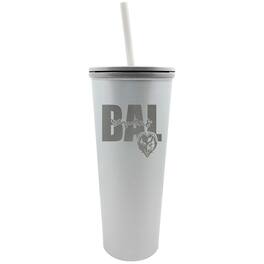 Great American Products - Baltimore Ravens 24oz. Opal Skinny Tumbler - Multicolor