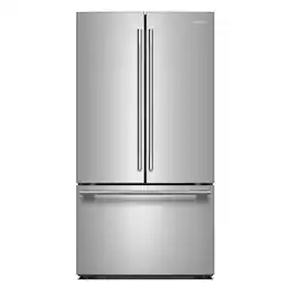 KitchenAid - 31 cu. ft. French Door Refrigerator with Interior Water and Ice - Stainless Steel