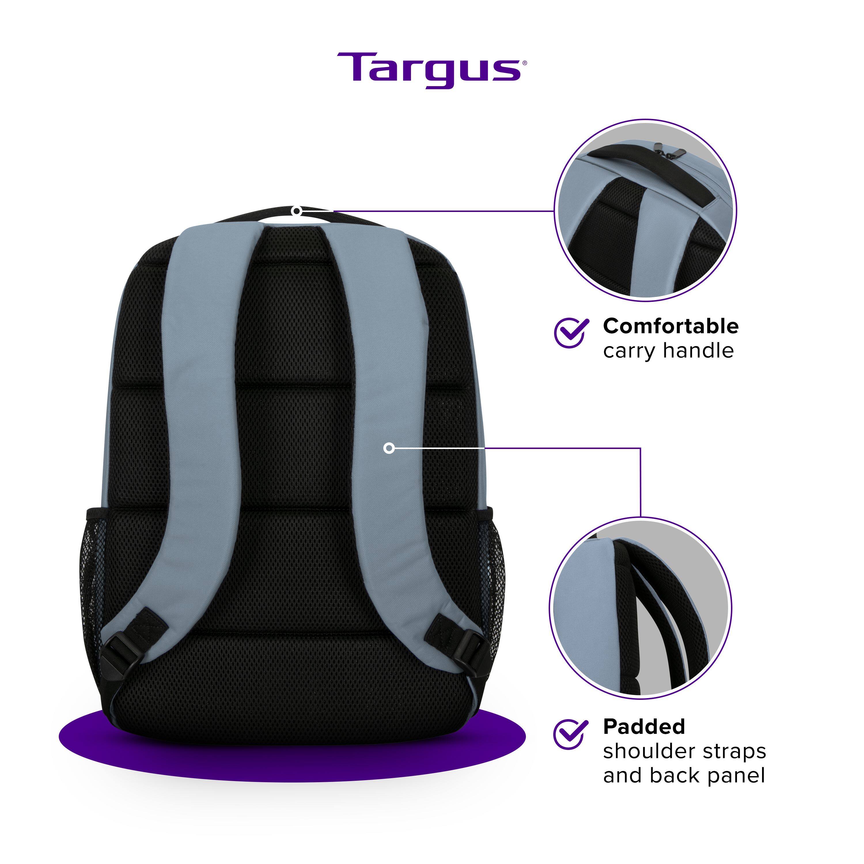 Targus Comfortable carry handle Padded shoulder straps and back panel