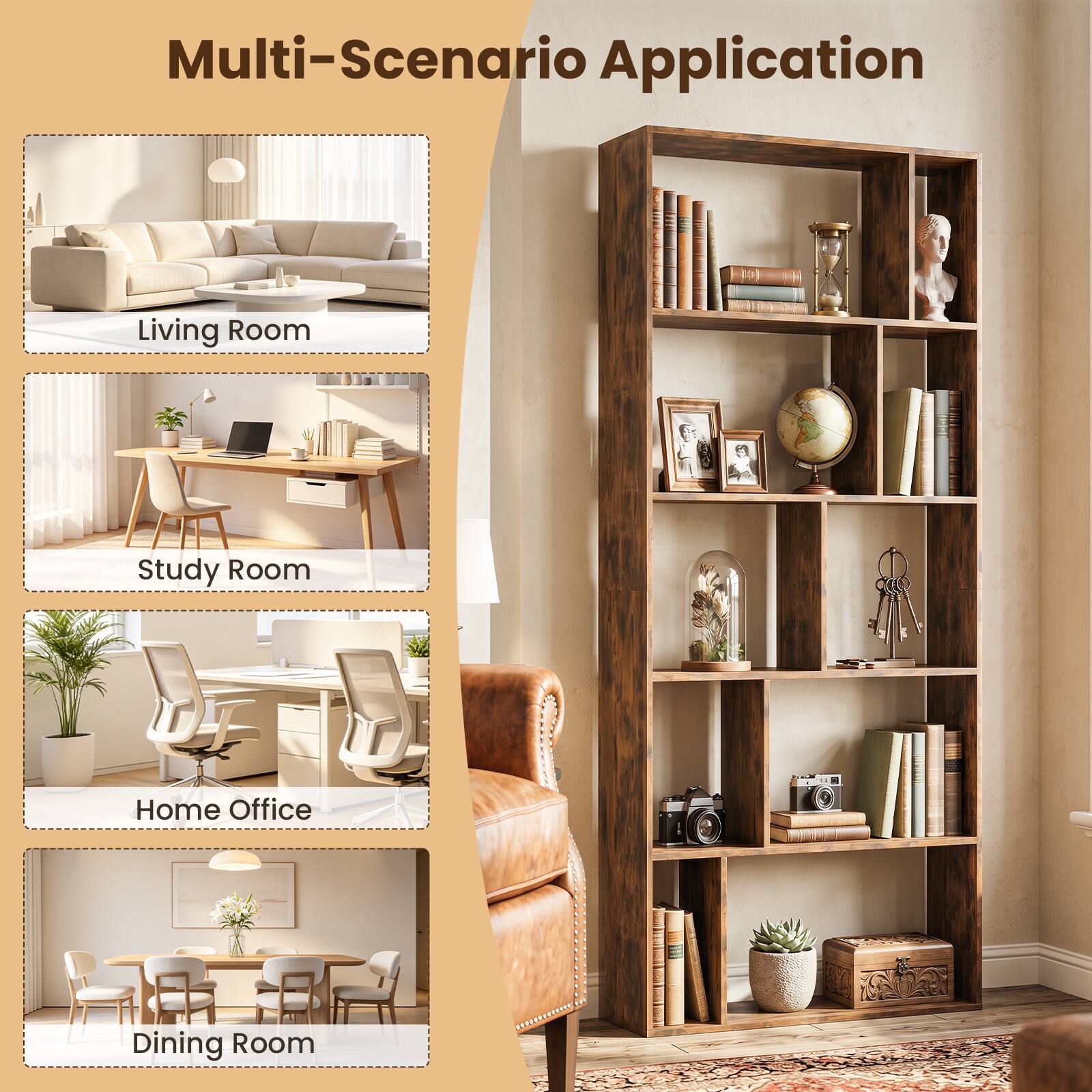 Multi-Scenario Application

Living Room

Study Room

Home Office

Dining Room