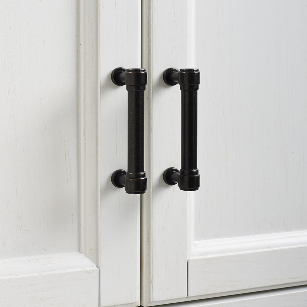 Alt View 6. Crosley Furniture - Tara Kitchen Storage Pantry - Distressed White.