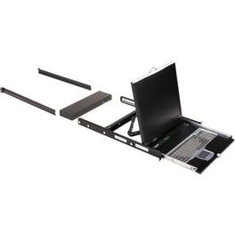 Black Box Network Services - ServTray Complete, 19" 8-Port KVM Switching Module, USB and PS/2 - Multicolor