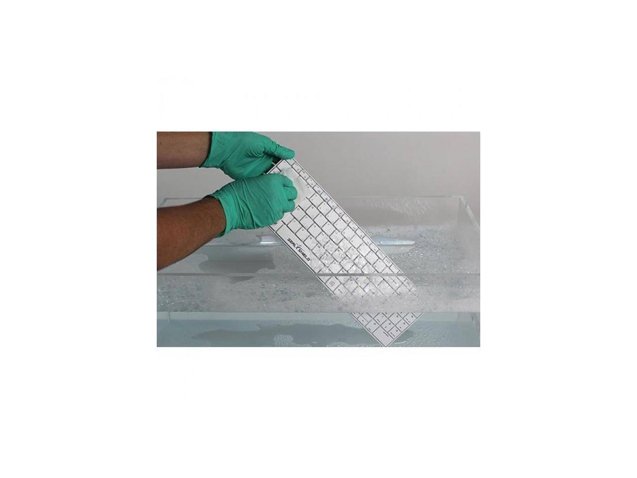 Alt View 4. Seal Shield - Seal Shield Clean Wipe Waterproof - Keyboard - wireless - 2.4 GHz - white - white.