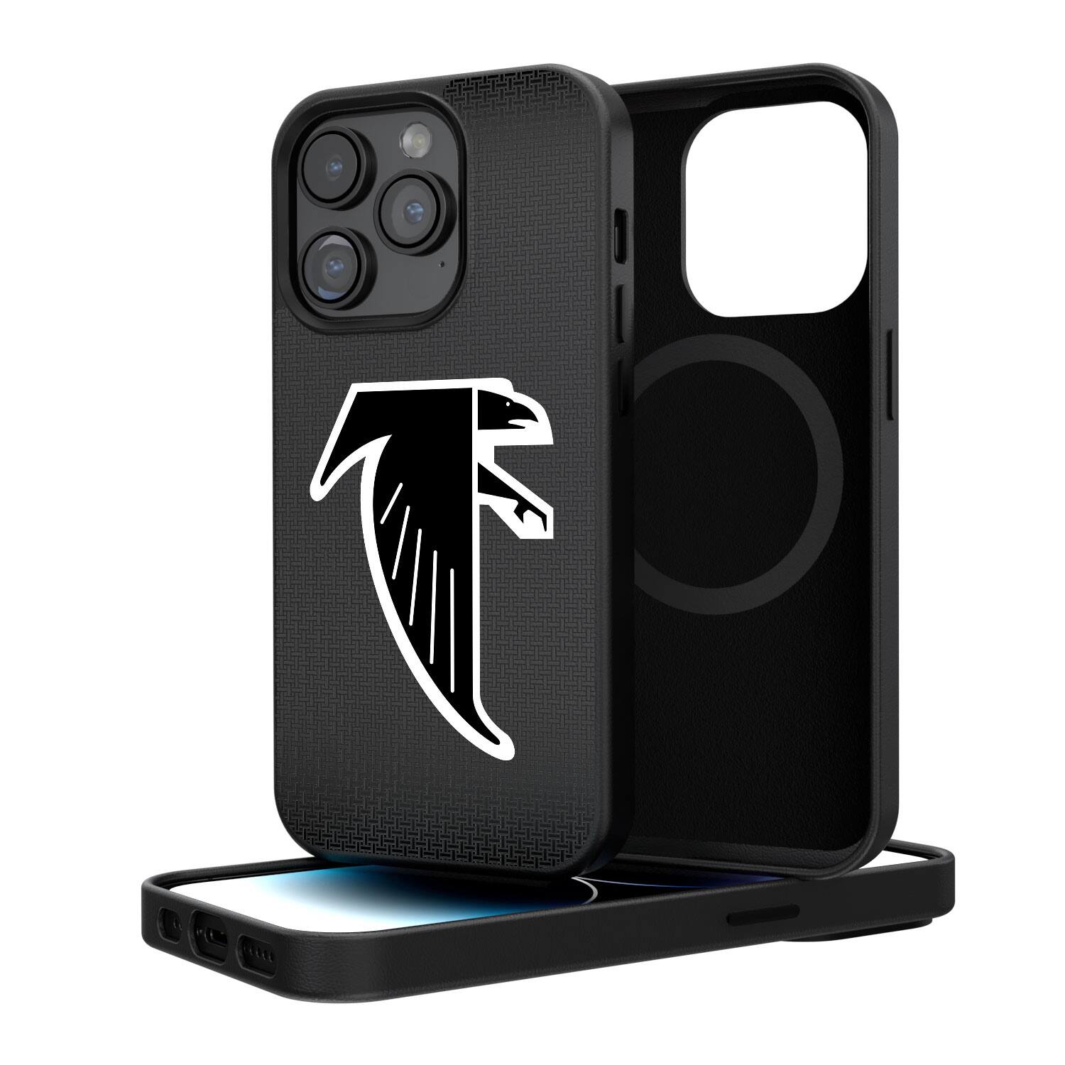 Keyscaper - NFL - Atlanta Falcons Linen Logo iPhone Magnetic Bump Case - 15 Pro Max - Black price history on PriceWatchPro