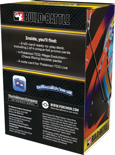 battle evolution booster box card list Pokmon TCG: Mega Evolution Perfect Order Build & Battle Box