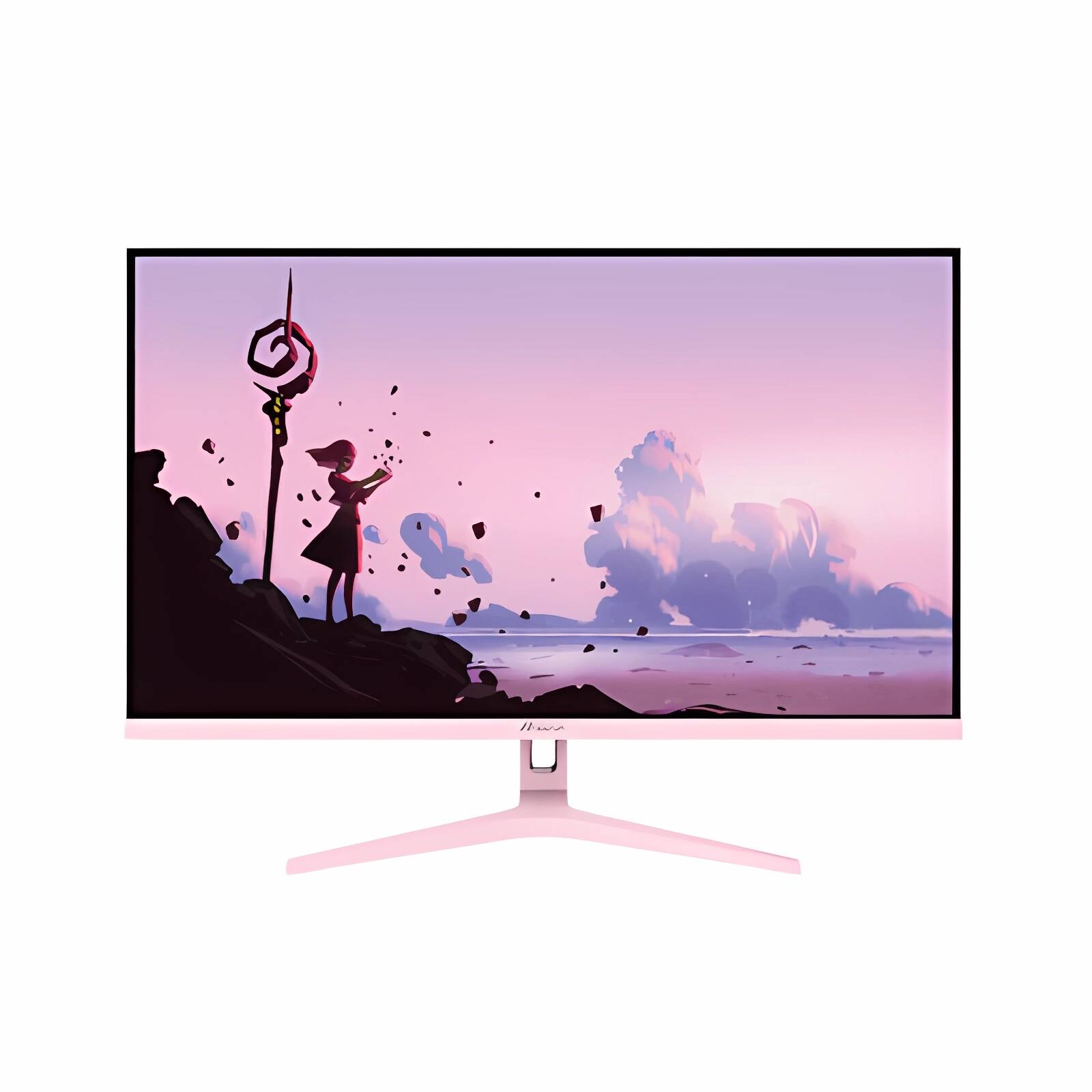 Alt View 2. Arozzi - Arozzi – Nova 32" IPS QHD 180Hz Gaming Monitor – Pink - AZ-NO-32T2K180-PNK.