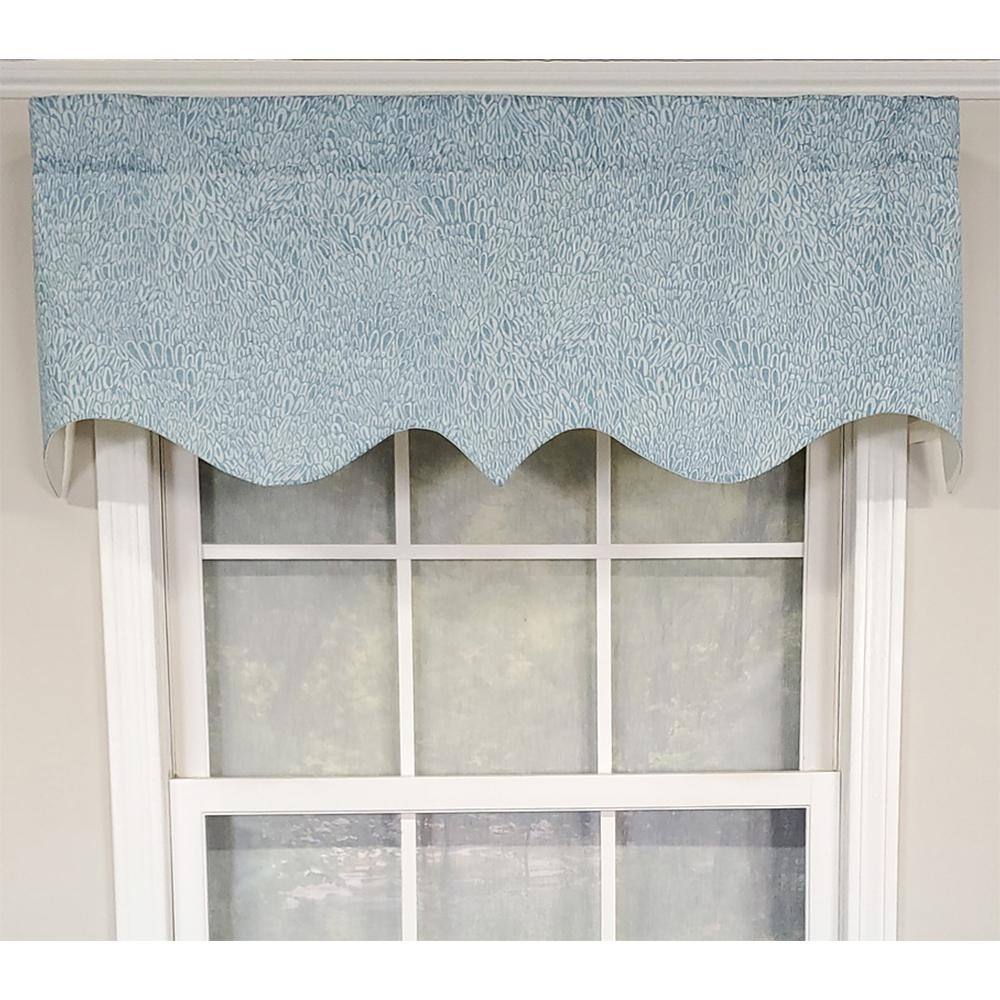 Angle. RLF Home - RLF Home Luxurious Modern Design Classic Miramar Regal Style Window Valance 50" x 17" Mediterranean - Mediterranean.
