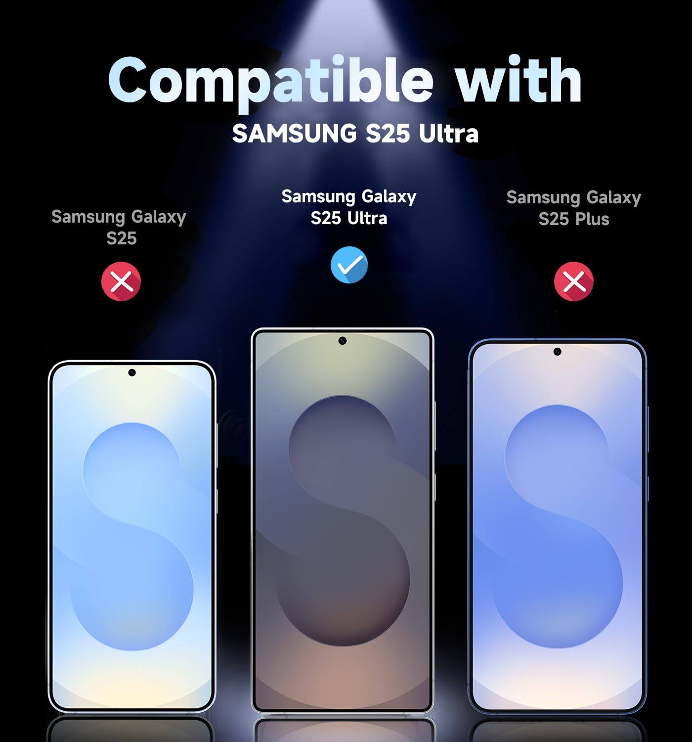 Compatible with SAMSUNG S25 Ultra

Samsung Galaxy S25
Samsung Galaxy S25 Ultra
Samsung Galaxy S25 Plus