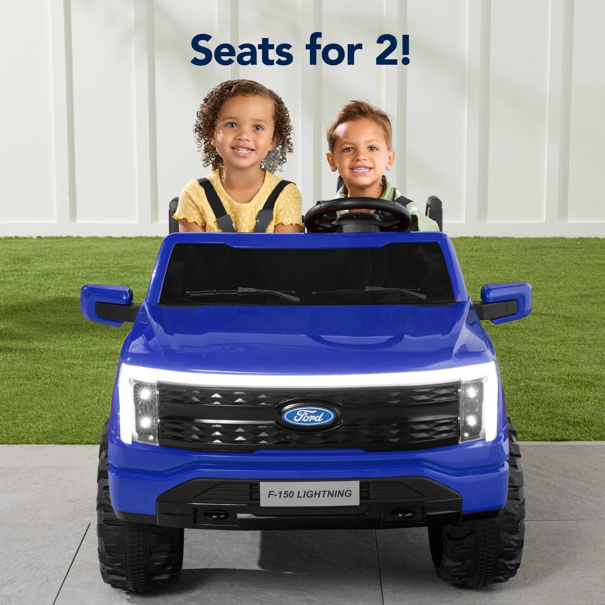 Seats for 2!  
Ford F-150 Lightning