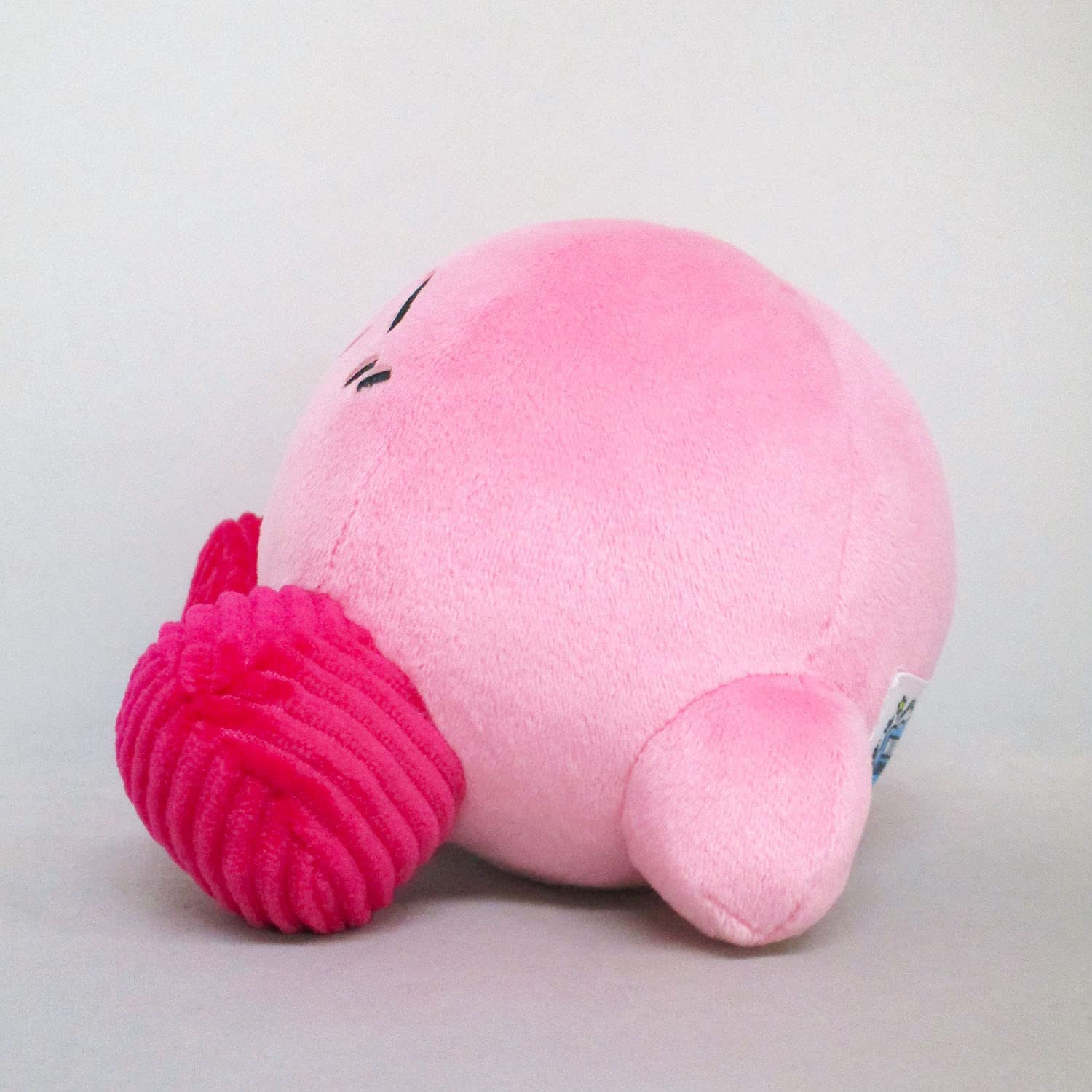 Alt View 2. Kirby - Sanei 6 Inch Plush - Comic Panic Kirby EA-CP03.