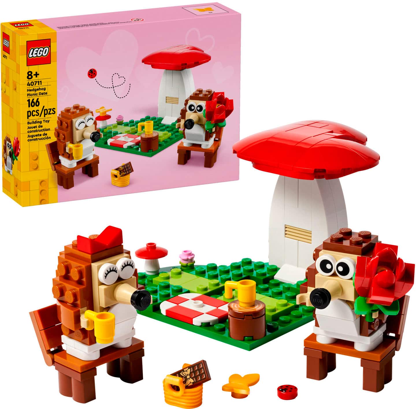 LEGO LS 8+ + 40711 Hedgehog Picnic Date 166 pcs/pzs Building Toy Jouet de censtruction Juguete de construccin 1 AY 110