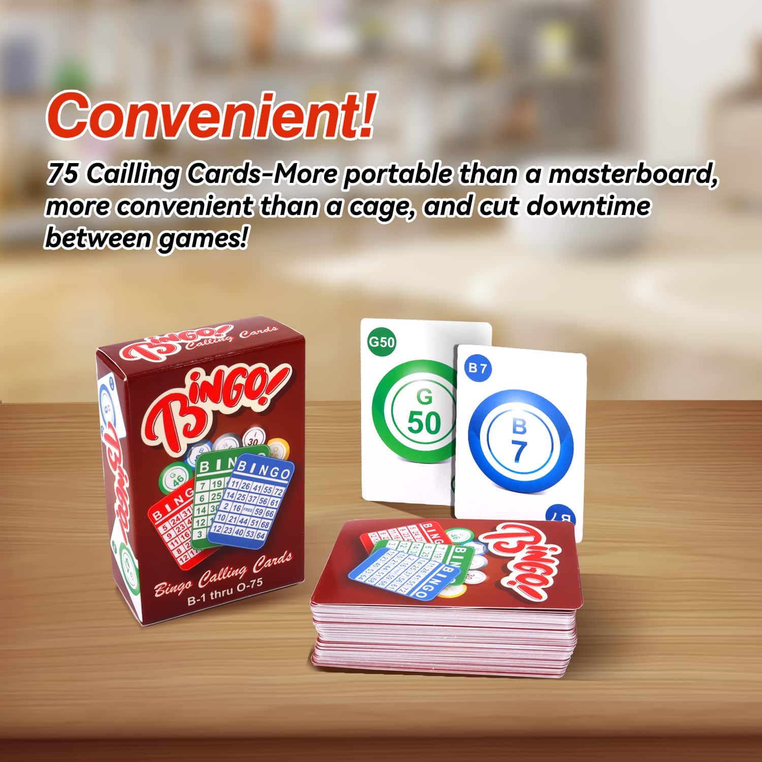 GSE Games & Sports Expert Bingo Game Set with 100 Bingo Cards