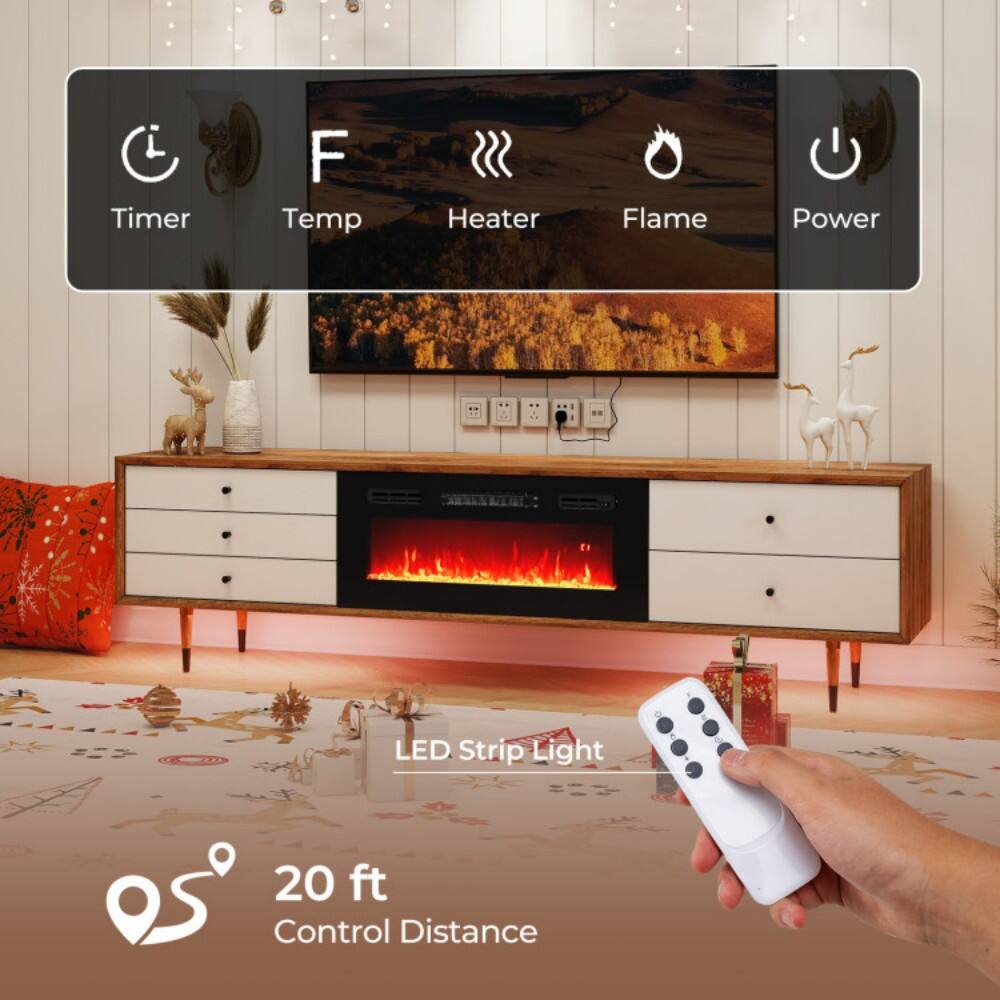 - Timer
- Temp
- Heater
- Flame
- Power

LED Strip Light

20 ft Control Distance