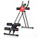 Front. Costway - Adjustable Foldable Core Abdominal Trainer AB Crunch Workout Machine with Display - Black/Red.