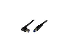 StarTech.com - 1m Black SuperSpeed USB 3.0 Cable - Right Angle A to B - M/M
