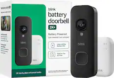 blink battery doorbell 2K+
Battery Powered
Sync Module Core Included
Color Vision in low light
Capture wide color video in low ambient light for clear
around-the-clock peace of mind.
Two-way audio with noise cancellation
Enjoy clear, natural conversations with visitors at your doorstep, as if you were there.
2K clarity plus enhanced audio
Long-Lasting Battery Life
Head-to-Toe 2K View
Battery life is based on default settings. Battery life will vary based on device settings, use, and environmental factors.