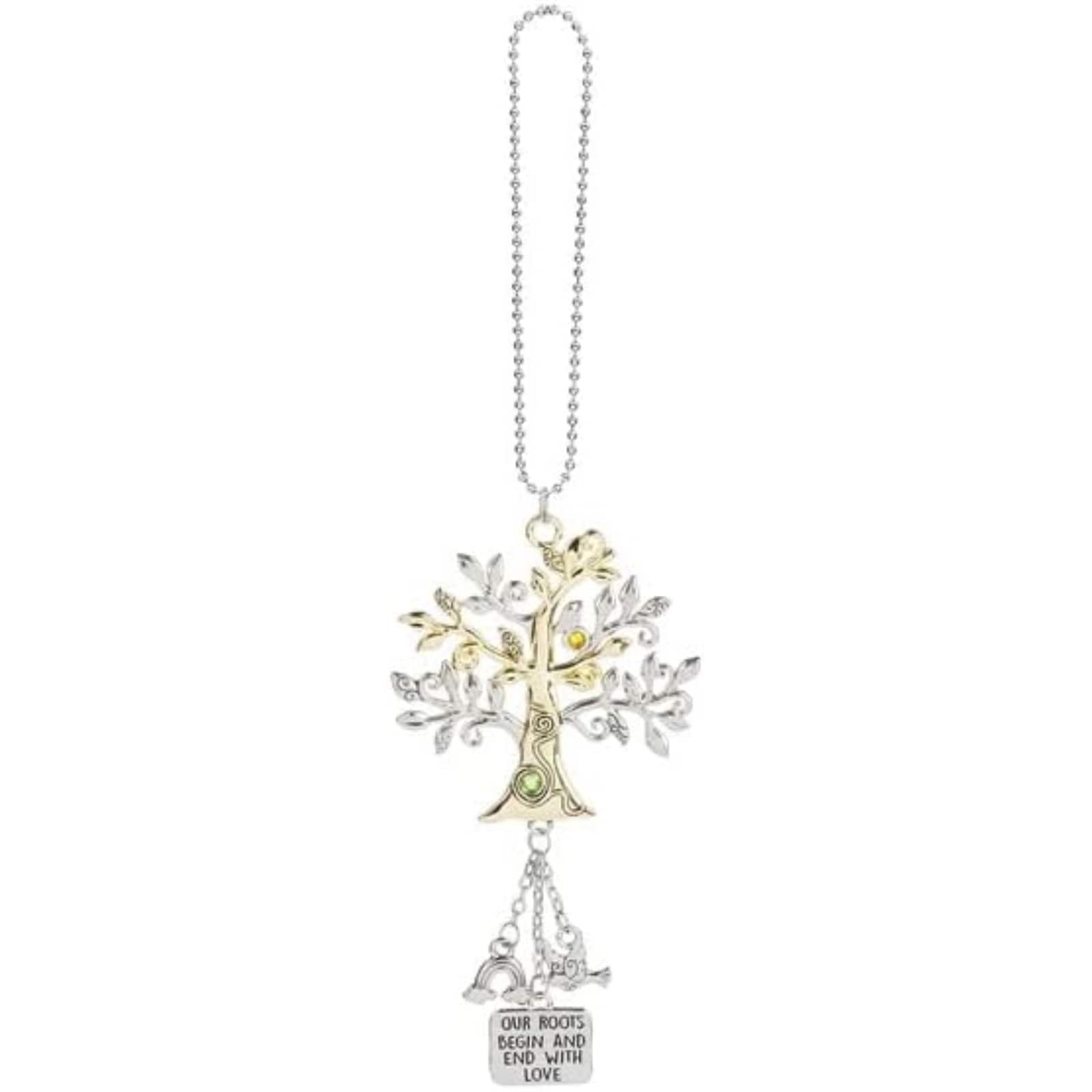 Ganz - Our Roots Begin and End with Love Tree of Life Zinc Car Charm and Gold - Silver price history on PriceWatchPro