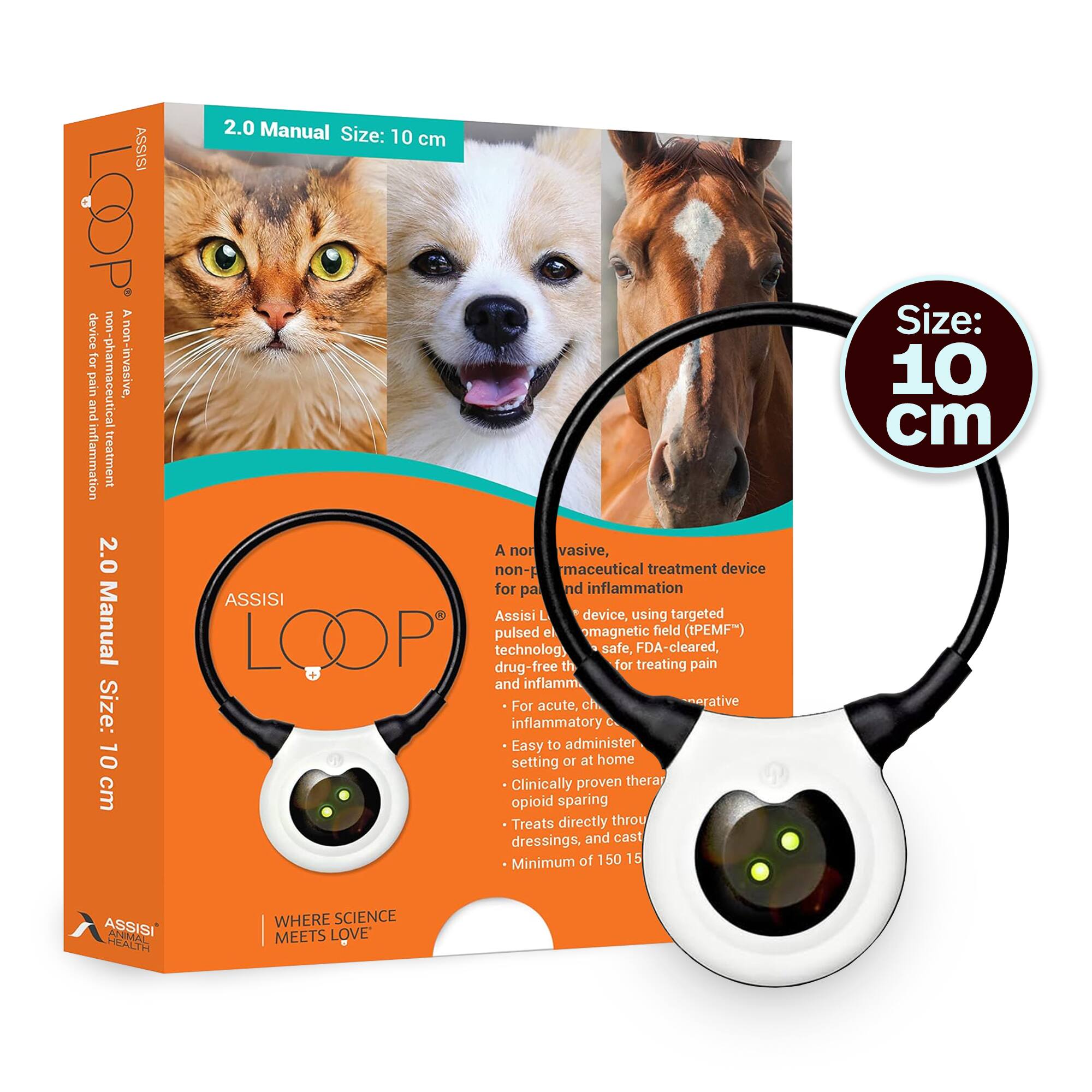 Assisi - LOOP 2.0 Manual tPEMF Device for Dogs and Cats - Black/White price history on PriceWatchPro