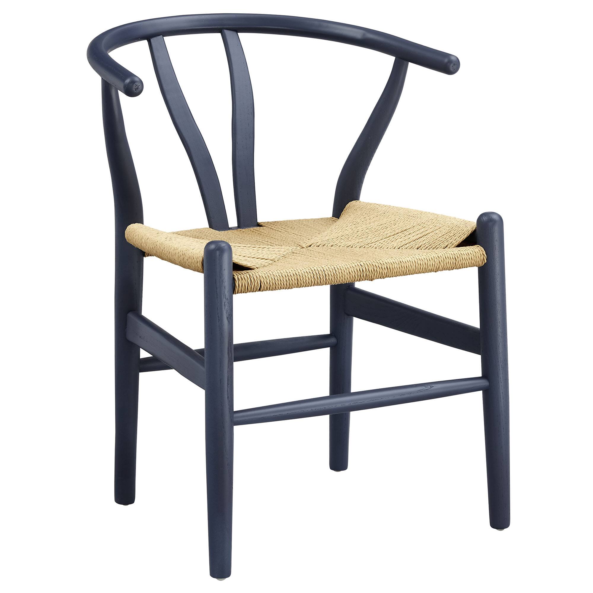 Amish 29" Wood Dining Chair by Modway - Blue