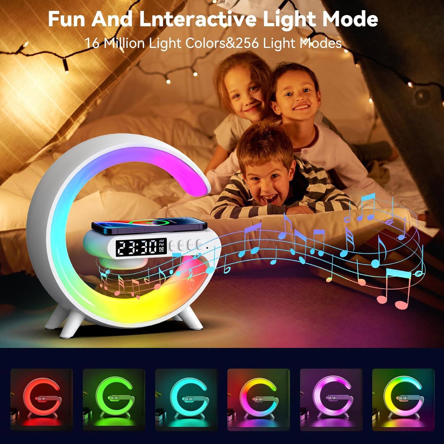 Fun And Interactive Light Mode  
16 Million Light Colors & 256 Light Modes