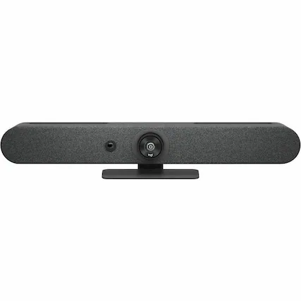 Front. Logitech - Logitech Rally Bar Mini All-in-One Video Bar (Graphite, TAA Compliant) - 3840 x 2160 Video (Content) - 4K UHD - 1 x - Unknown.