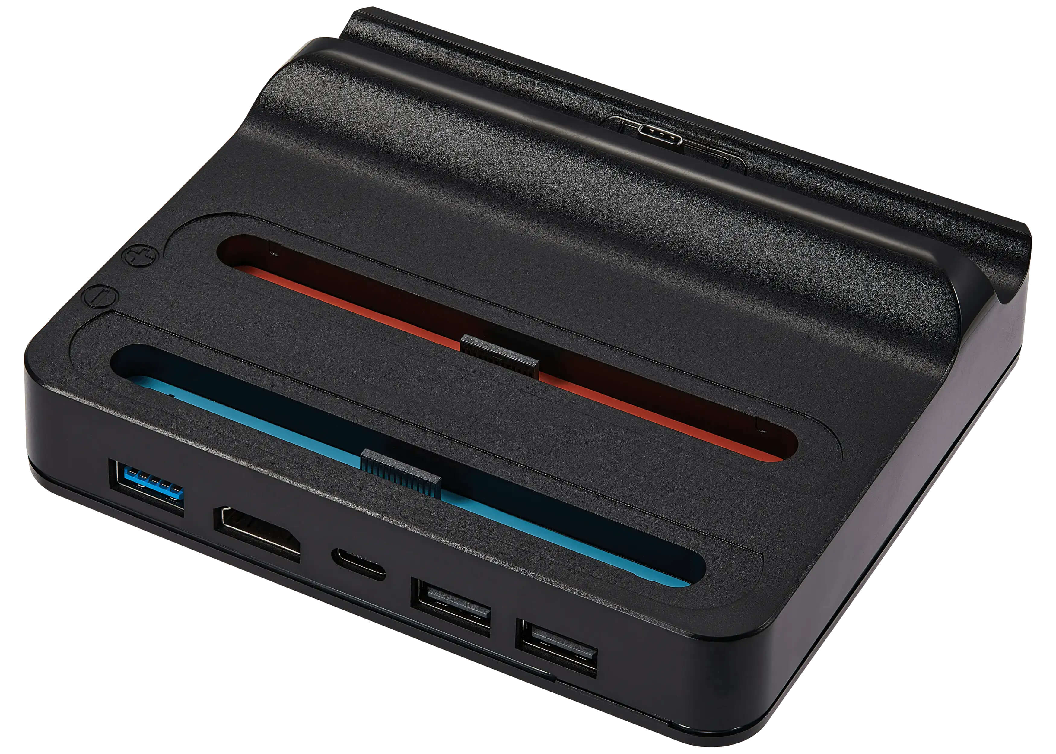 Alt View 3. KJH - Charging Stand & TV Projection Screen Compatible For Nintendo Switch 2 / Nintendo Switch / Nintendo Switch OLED - Black.