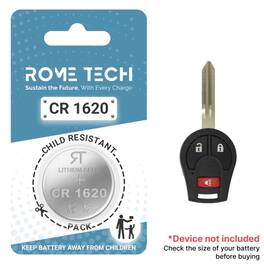 RomeTech - Replacement Battery for Key Fob - Nissan Rogue 2008-2016