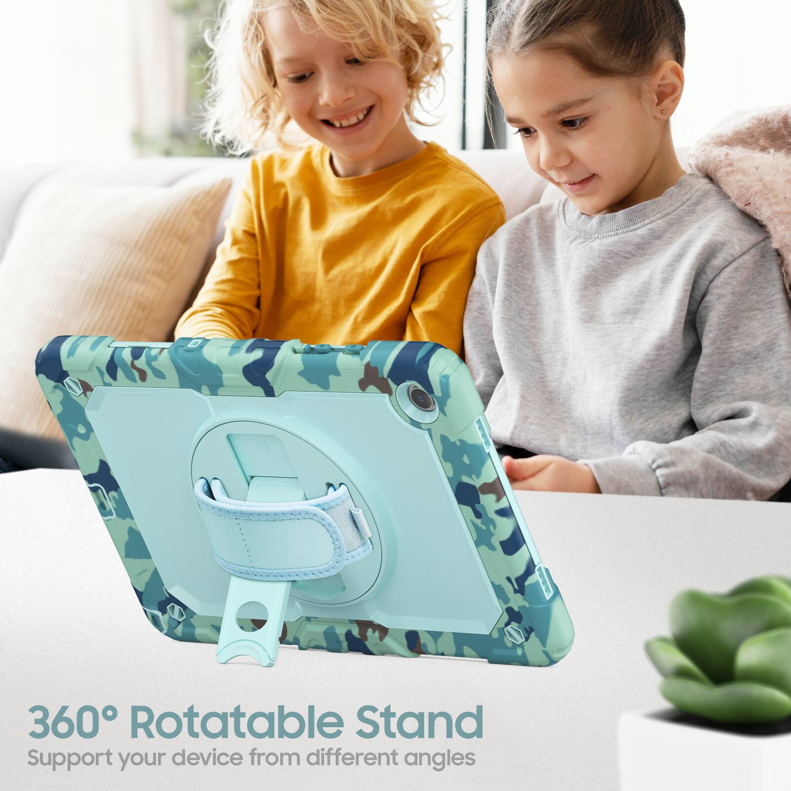 360° Rotatable Stand  
Support your device from different angles