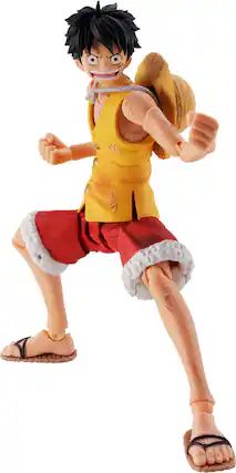 Front. Bandai - 7.1" Monkey D Luffy - Summit War of Marineford - S.H.Figuarts.