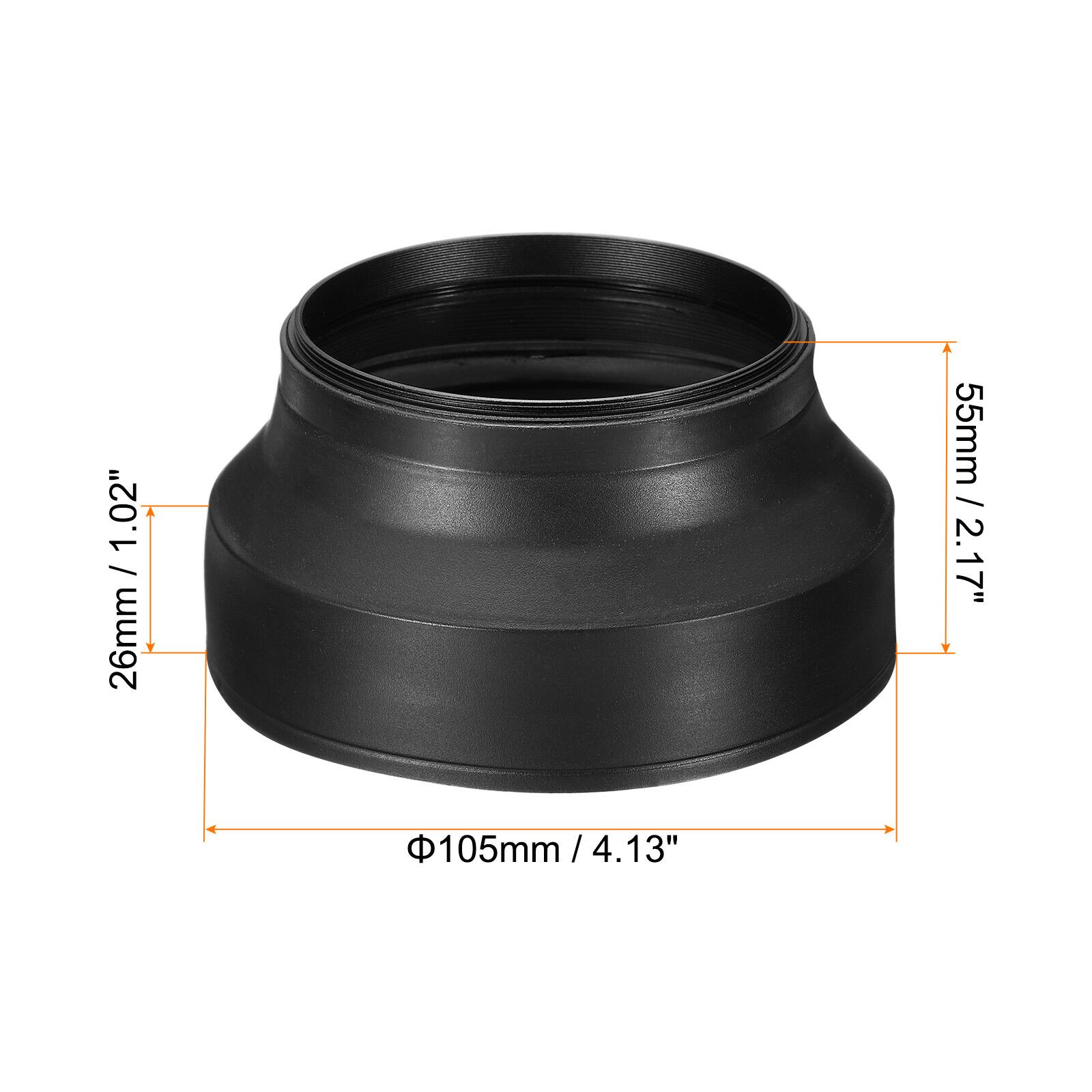 1.02" / 26mm / 1.02"  
55mm / 2.17"  
105mm / 4.13"